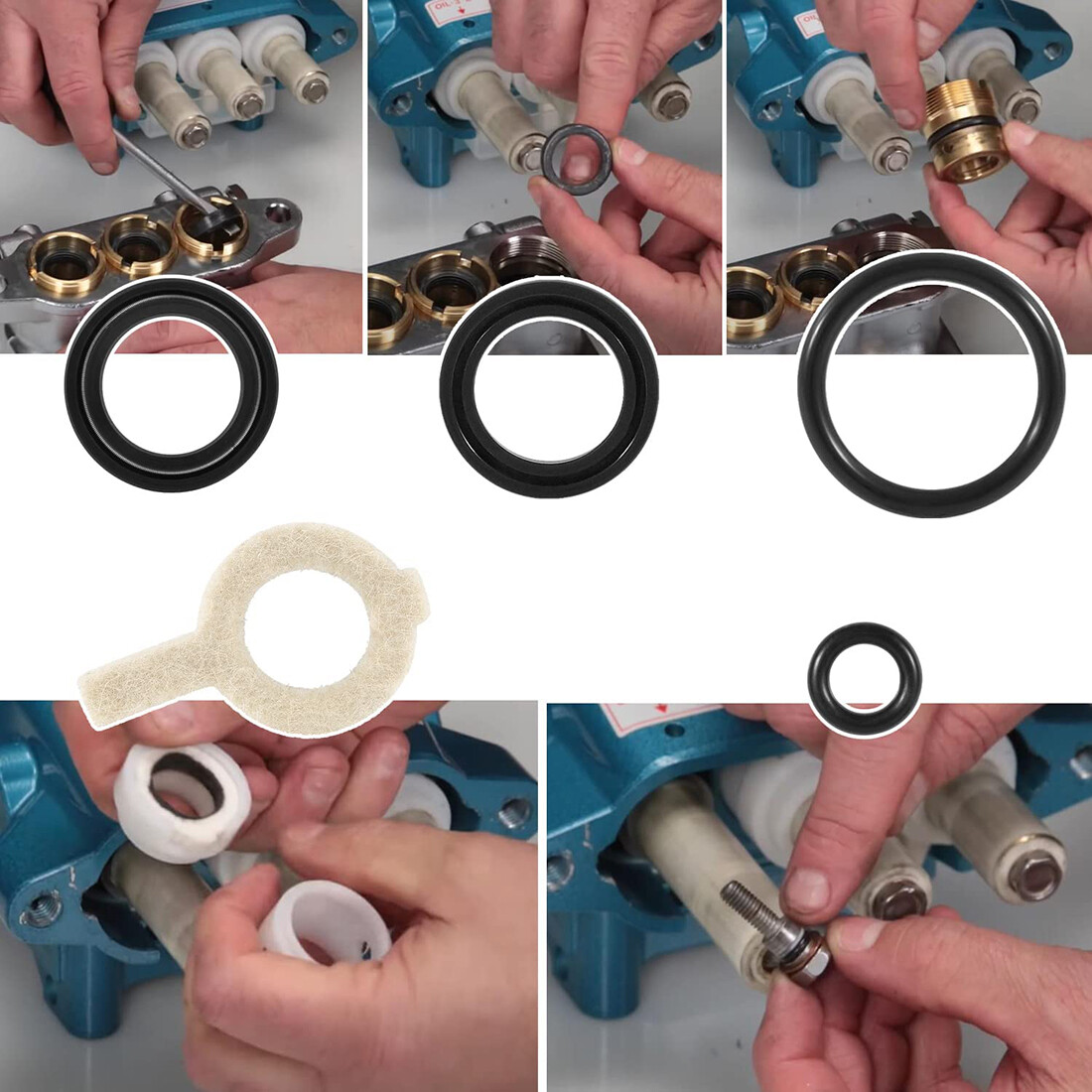 30623 Seal Kit Replacement for Cat Pump Model 30 31 34 35 310 340 350