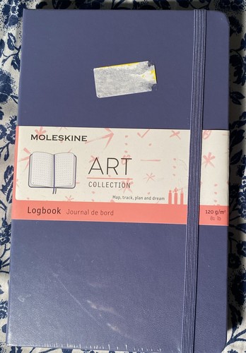 Moleskine Log Book 160 Bound Pages Notebook Journal From Art Collection NEW