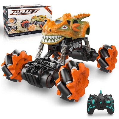 Dinosaurs Car Toy Remote Control Car 360°Rotation 4WD 2.4GHz Monster Truck