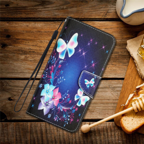 Cat Dog Flower Butterfly Leather Wallet Phone Case For OnePlus Nord N20 N200 5G - Picture 35 of 44