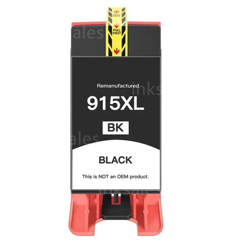 3x 915XL 915 BLACK Generic Ink Cartridge For HP 8010 8012 8020 8022 8026 8028 - Picture 2 of 2