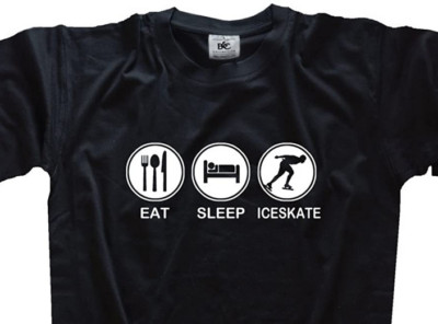 Eat Sleep Ice Skating Eisschnelllauf Eislauf T-Shirt,Hoody Kapuzensweatshirt