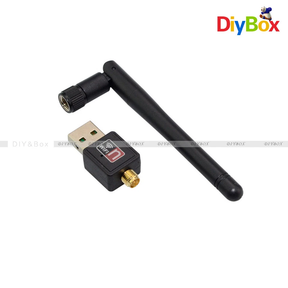 Mini 150Mbps USB WiFi Wireless Adapter Dongle LAN Card 802.11n/g/b w/Antenna - Image 4 of 4