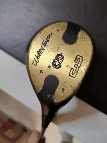 Walter Hagen Wood Driver 1, 3, 4 Professional Wood Vintage Wooden Golf Club Set - Picture 12 of 13