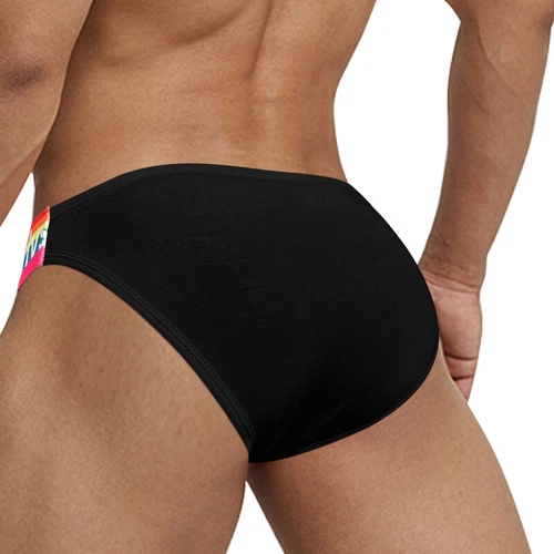 Mens Soft Cotton Underwear Boxer Briefs Sexy Pouch Breathable Bikini Panties - Picture 13 of 56