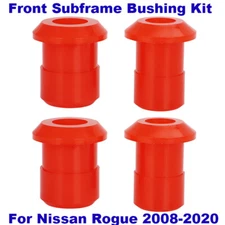 For Nissan Rogue 2008-2020 Front Subframe - 4PCS Front and Rear Poly Bushing Kit