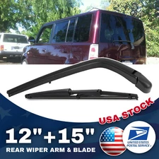 Set Of 12"+15" Genuine Rear Wiper Blade&Arm OEM Quality Replacement All Season