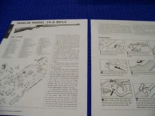 MARLIN MODEL 39-A RIFLE.. LEGEND/EXPLODED VIEW/DISASSEMBLY (937MM)