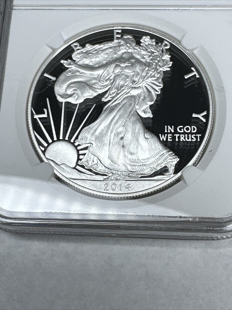 2014 W PROOF SILVER EAGLE NGC PF70 ULTRA CAMEO ELIZABETH JONES