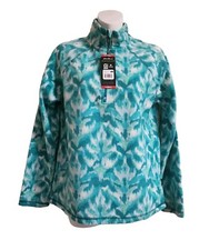 Eddie Bauer Womens Long Sleeve Polar Fleece Quarter Zip Pullover Size XS NEW