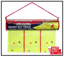 Catchmaster Giant Fly Glue Trap 1-Pack 30 Feet Each, Adhesive Fly Traps Outdoor,