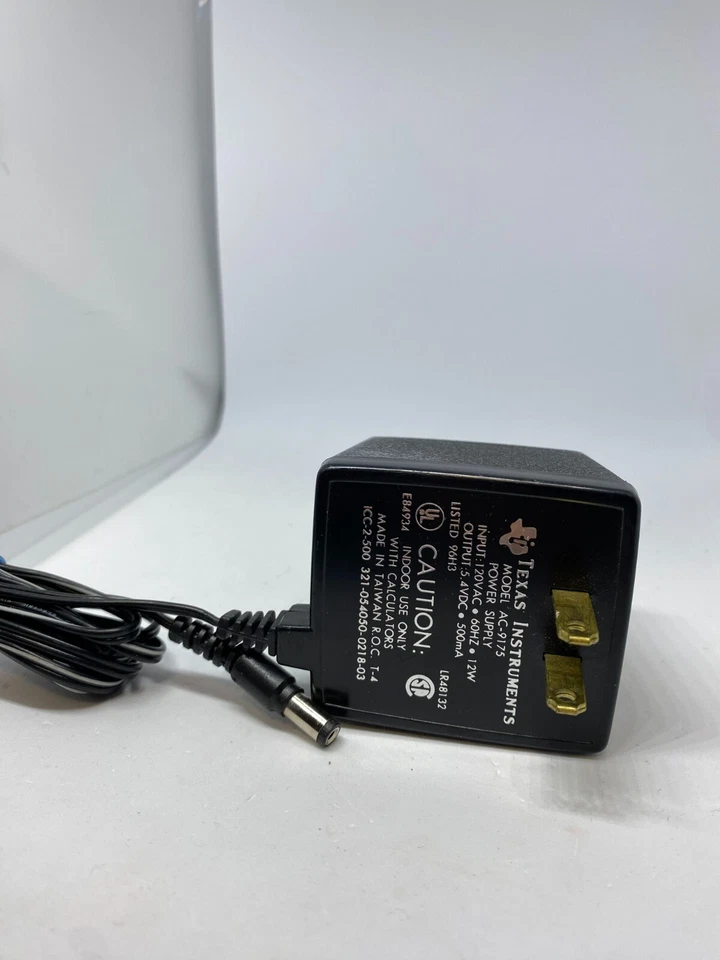 Vintage OEM Texas Instruments AC 9175 Power Adapter for TI Calculators - Image 2 of 2