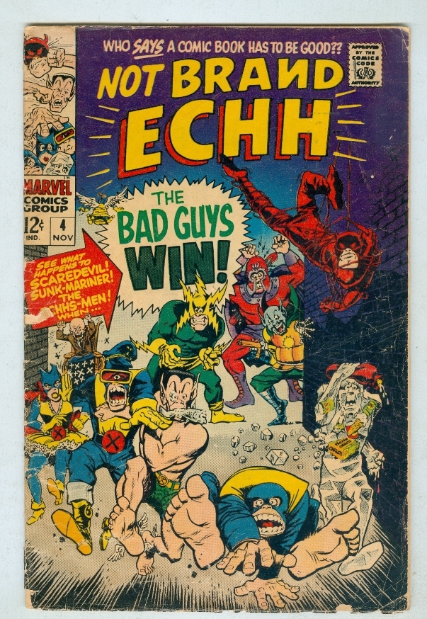 Not Brand Echh #4 November 1967 G/VG The Bad Guys Win | eBay