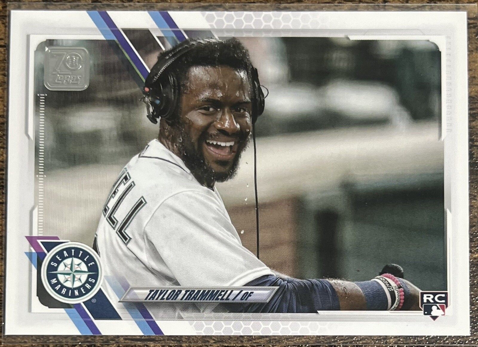 Taylor Trammell 2021 Topps Update Photo Variation SP Rookie #US27 Mariners