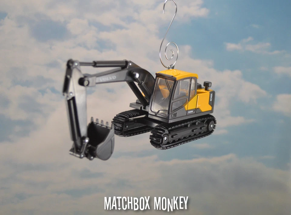 Custom Volvo EC140E Excavator 1/100 Scale Christmas Ornament Deere CAT Deere - Image 4 of 4