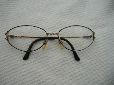 Brille Christian Dior Frame  Austria 2870 46 55-15-125 aus dünnem Gold Metall