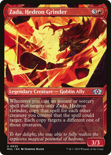x4 Zada, Hedron Grinder MUL MTG 0025 SHOWCASE UNCOMMON M/NM 4x - 第 1/1 張圖片