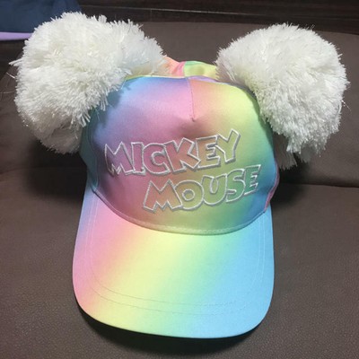 Mickey Mouse Silver Ponpon Cap Tokyo Disney Resort Limited Pom Pon Tdr Hat F S Apparel Accessories Apvalus Hats