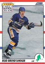 1990-91 Score American #328 Rod Brind'Amour St. Louis Blues