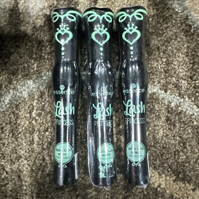3x Essence Lash Princess False Lash Effect Mascara Black O.40 oz NEW Lot Of 3