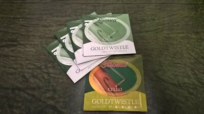 BTS!! Fisoma Goldtwistle Stahl Aluminium umwickelt CELLO Saitensatz Medium 1/4