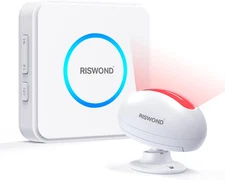 Motion Sensor Door Chime, Wireless Motion Detector Alarm Indoor, Business Entry 