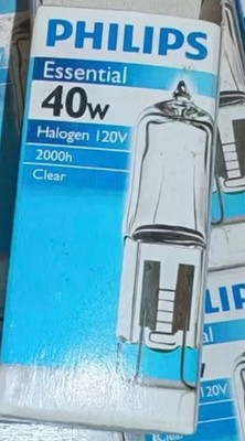 2x PHILIP G9 120V 25W Frosted 40W CL Clear Bulb G9 Halogen Lamp,not for 220-240V