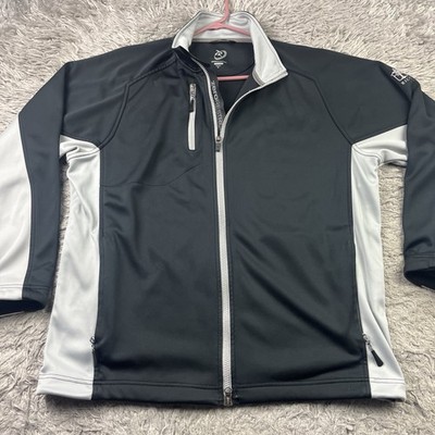 Zero Restriction Tour Series Black Full Zip Polyester Blend Jacket Men s Medium