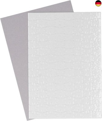 10 Sets Sublimation Blanko Puzzle, Sublimationsrohlinge Puzzl Blanks, Weiße 
