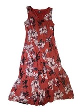 Simply Vera Wang Women’s Floral Tiered Maxi Dress Size Medium Sleeveless
