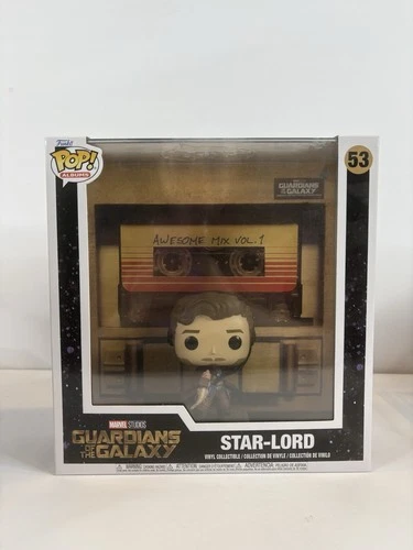 Funko Pop! Album Cover with Case: Marvel - Star-Lord #53