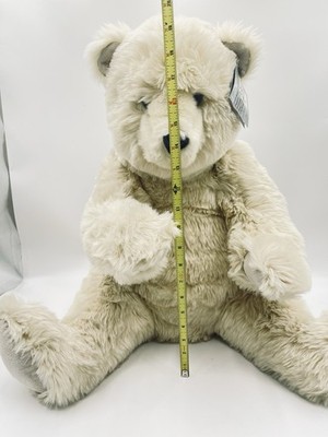 Vintage Ditz Designs Polar Bear 24” Weighted Jointed Plush The Hen