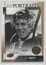 2017-18 Upper Deck Portraits Rookies Gold 14/99 CJ Smith #P-84 l1s