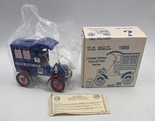 Vtg 1990 ERTL Die-Cast Metal Replica 1905 Ford U.S. Mail Delivery Car Coin Bank