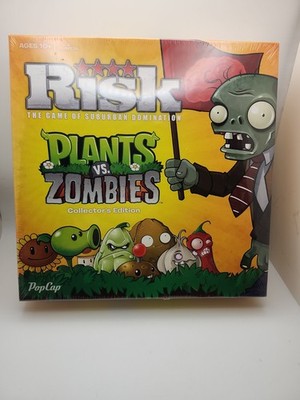 Risk Plants vs Zombies Board Game Collectors Edition 2013 Brand New Sealed 