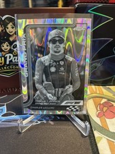 2025 Topps Chrome F1 Charles Leclerc B&W Raywave Refractor #125