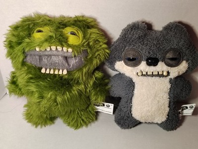 Fuggler Plush Lot Of 2 Green Monster Fuggler And Sketchy Squirrel Fuggler 2024