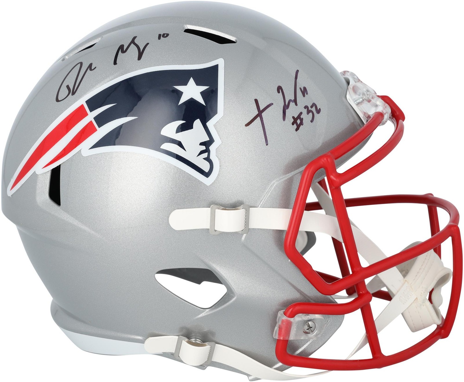 Drake Maye Autographed Signed New England Patriots Patriots Helmet Fanatics Authentic COA Item#14423712 