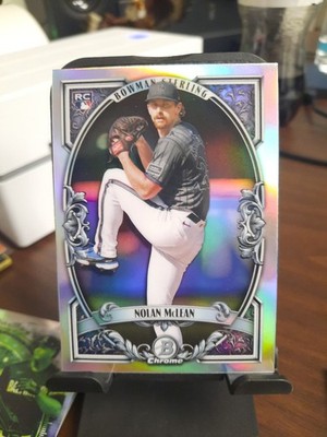 2026 Bowman Chrome Nolan McLean Bowman Sterling Rookie #BST-8 METS