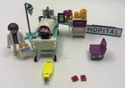 Vintage Playmobil 3980 Hospital Patient SystemX Clinic Doctor Nurse Complete