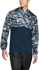 NWT 60 Under Armour Anorak Men  s Windbreaker Navy Jacket 1311107-408 Medium
