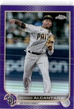 2022 Topps Chrome Update #USC162 Sergio Alcantara Purple Refractor