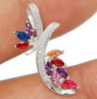 Treated Amethyst 925 Sterling Silver Pendant