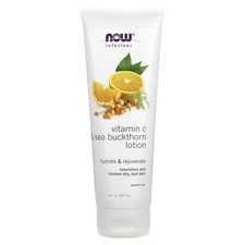 Now Foods Vitamin C  Sea Buckthorn Lotion 8 fl oz 237 ml Gluten-Free, Not Tested
