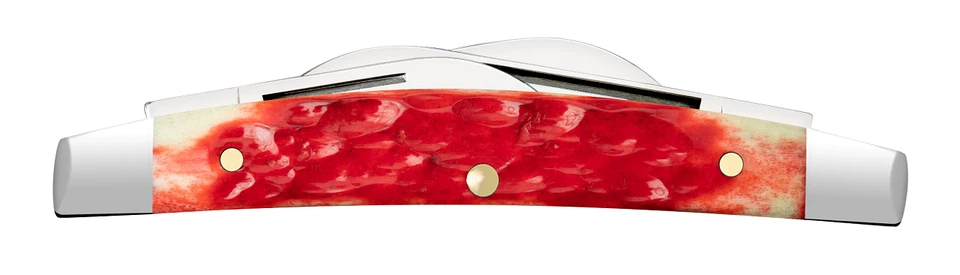 Case xx Knives Small Congress 10747 Dark Red Bone Steel Stainless Pocket Knife - Image 3 of 4