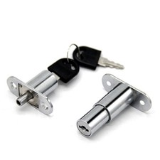 Brand New Door Latch Single Open Press Lock Replacemnent Security Sliver Home