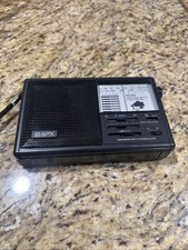 GPX AM/FM Storm Alert Radio NOAA Weather Model: A380 Black Tested Works Great Cp