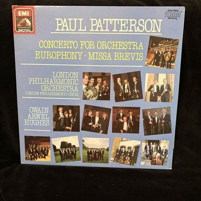 PATTERSON Concerto for Orchestra, Europhony, Missa Brevis - EMI ST LP UK 1987
