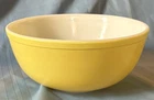 Nice Vintage Pyrex Large Primary Mixing Bowl Yellow #404