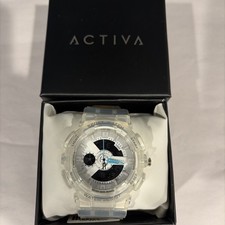 Invicta Activa Sport Watch White Clear Digital Analog ACW499-017